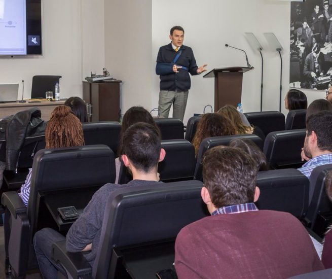 Alberto Mariñas imparte masterclass en máster de comunicación de la universidad complutense