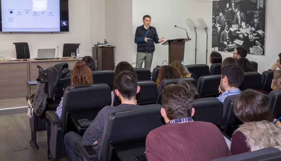 Alberto Mariñas imparte masterclass en máster de comunicación de la universidad complutense