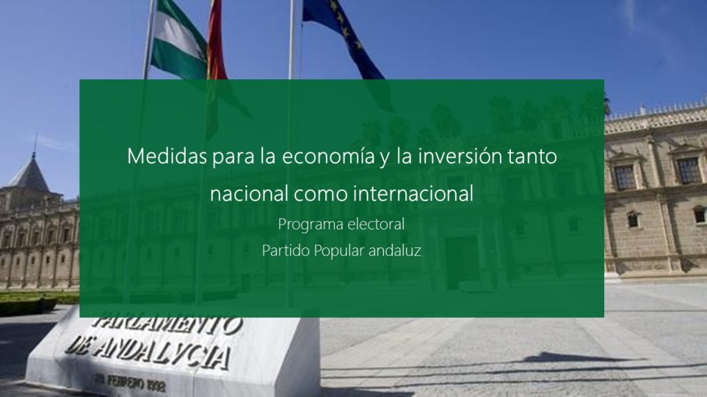 Informe Sinopsis Programa Electorales PP Andaluz